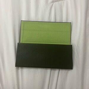 NEW Longchamp Green Eye Glass Case with Magnetic Closure